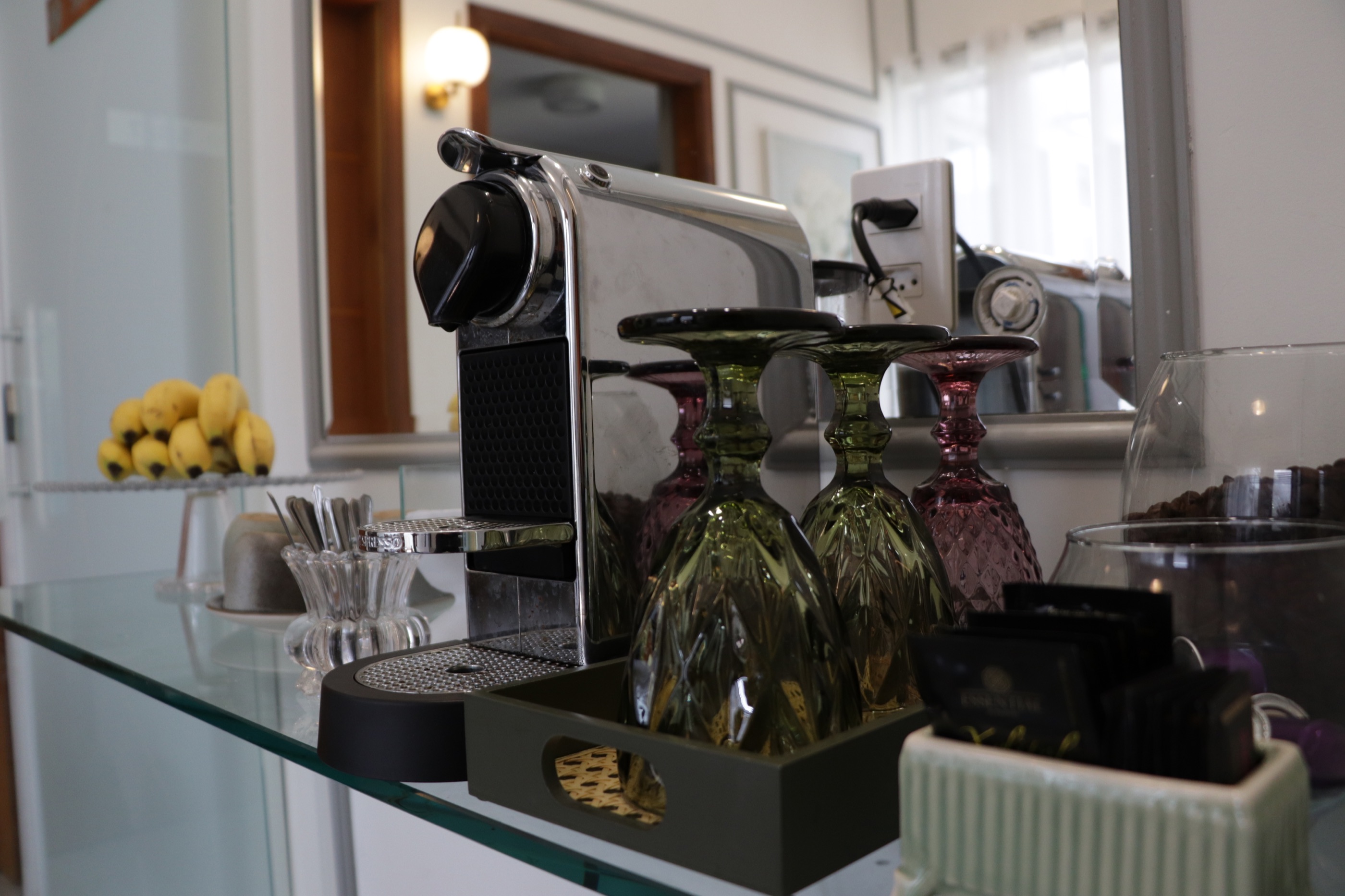 Detalhe de hospitalidade da Clínica Alteani